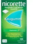 NICORETTE Kaugummi 2 mg freshmint 105 St.