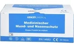 MUNDSCHUTZ OP m.Gummiband Nasenb&uuml;gel blau 50 St.