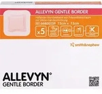 ALLEVYN Gentle Border 7,5x7,5 cm Schaumverb. 5 St.
