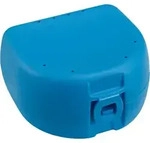PROTHESEN ZAHNSPANGENBOX universal hellblau 1 St.