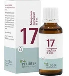 BIOCHEMIE Pfl&uuml;ger 17 Manganum sulfuricum D 6 Tro. 30 ml