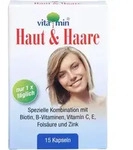 HAUT & HAARE VITAMIN Natur Pharma Kapseln 15 St.