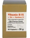 VITAMIN B12+B6+Fols&auml;ure Komplex N Kapseln 60 St.