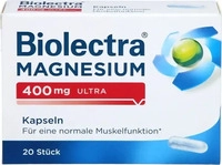 PZN-DE 10043625, Hermes Arzneimittel BIOLECTRA Magnesium 400 mg ultra Kapseln 20 St.,