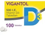 VIGANTOL 500 I.E. Vitamin D3 Tabletten 100 St.