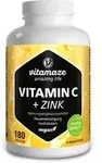 VITAMIN C 1000 mg hochdosiert+Zink vegan Tabletten 180 St.
