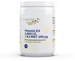 VITAMIN D3+K2 2000 I.E./200 &mu;g Tabletten 120 St.