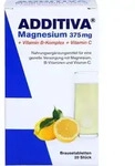 ADDITIVA Magnesium 375 mg+Vitamin B-Komplex+Vit.C 120 g