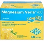 MAGNESIUM VERLA 400 Zitrone Direkt-Granulat 50 St.