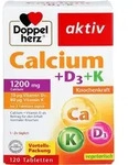 DOPPELHERZ Calcium+D3+K Tabletten 120 St.