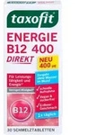 TAXOFIT Energie B12 400 Direkt Schmelztabletten 30 St.
