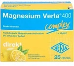MAGNESIUM VERLA 400 Zitrone Direkt-Granulat 25 St.