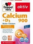 DOPPELHERZ Calcium 900+D3 Tabletten 30 St.