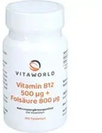 VITAMIN B12 500 &mu;g+Fols&auml;ure 800 &mu;g Tabletten 180 St.