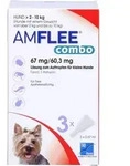 AMFLEE combo 67/60,3mg Lsg.z.Auftr.f.Hunde 2-10kg 3 St.