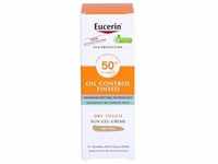 EUCERIN Sun Oil Control tinted Creme LSF 50+ mitt. 50 ml
