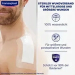HANSAPLAST Aqua Protect Wundverb.steril 10x20 cm 5 St.