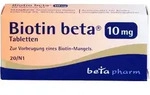 BIOTIN BETA 10 mg Tabletten 20 St.