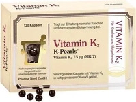 PZN-DE 15570884, Pharma Nord Vertriebs VITAMIN K2 K-PEARLS Weichkapseln 120 St.,