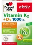 DOPPELHERZ Vitamin K2+D3 1000 I.E. Tabletten 30 St.