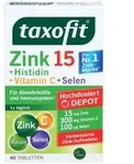 TAXOFIT Zink+Histidin+Selen Depot Tabletten 40 St.