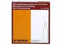 NATRIUMHYDROGENCARBONAT B.Braun 8,4% Glas 100 ml