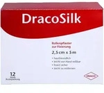 DRACOSILK Rollenpflaster 2,5 cmx5 m o.Schutzring 12 St.