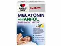 DOPPELHERZ Melatonin+Hanföl system Kapseln 60 St.