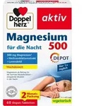 DOPPELHERZ Magnesium 500 f&uuml;r die Nacht Tabl. 60 St.