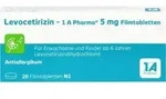 LEVOCETIRIZIN-1A Pharma 5 mg Filmtabletten 20 St.