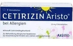CETIRIZIN Aristo bei Allergien 10 mg Filmtabletten 7 St.