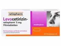 LEVOCETIRIZIN-ratiopharm 5 mg Filmtabletten 20 St.