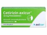 CETIRIZIN axicur 10 mg Filmtabletten 7 St.