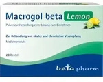 MACROGOL beta Lemon Plv.z.Her.e.Lsg.z.Einnehmen 20 St.