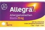 ALLEGRA Allergietabletten 20 mg Tabletten 6 St.