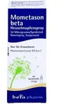 MOMETASON beta Heuschnupfenspray 50&mu;g/Sp.60 Sp.St 10 g