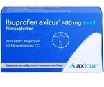 IBUPROFEN axicur 400 mg akut Filmtabletten 10 St.