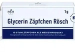 GLYCERIN Z&Auml;PFCHEN R&ouml;sch 1 g gegen Verstopfung 10 St.
