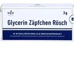 GLYCERIN Z&Auml;PFCHEN R&ouml;sch 3 g gegen Verstopfung 10 St.