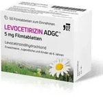 LEVOCETIRIZIN ADGC 5 mg Filmtabletten 50 St.