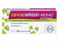 LEVOCETIRIZIN HEXAL bei Allergien 5 mg Filmtabl. 18 St.