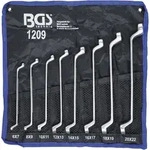 BGS 1209 Satz Doppelringschl&uuml;ssel gekr&ouml;pft SW 6 x 7 - 20 x 22mm metrisch 8 teilig