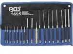 BGS 1695 Satz Splintentreiber &Oslash;1,5 - &Oslash;9,5mm L&auml;ngen 100mm 150mm 200mm 18 teilig