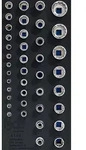 BGS 4149 Satz Steckschl&uuml;ssel Eins&auml;tze Antrieb Zw&ouml;lfkant 6,3mm (1/4") 10mm...