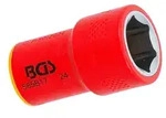 BGS 35877 VDE Steckschl&uuml;sseleinsatz Sechskant 10mm (3/8") SW 17mm