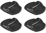 ProPlus 361528 4 St&uuml;ck St&uuml;tzplatten Unterlegplatten f&uuml;r Kurbelst&uuml;tze