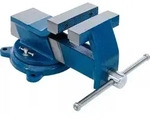 BGS 58112 Stahl Schraubstock geschmiedet mit 125mm Spannbacken 360 drehbar