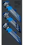 BGS 74259 Satz Winkelschl&uuml;ssel extra lang Innensechskant T-Profil (f&uuml;r Torx)