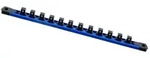 BGS 74551 Halteschiene magnetisch f&uuml;r 12 Steckschl&uuml;ssel Eins&auml;tze mit Antrieb