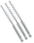BGS 3078-10-N Nylonb&uuml;rste 10mm Antrieb Au&szlig;ensechskant 6,3mm (1/4") 3 teilig